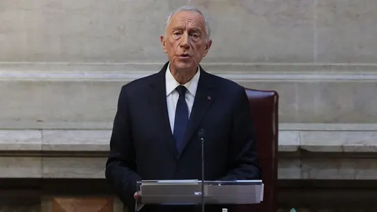 Imagen de archivo de Marcelo Rebelo de Sousa, presidente de Portugal Imagen de archivo de Marcelo Rebelo de Sousa, presidente de Portugal