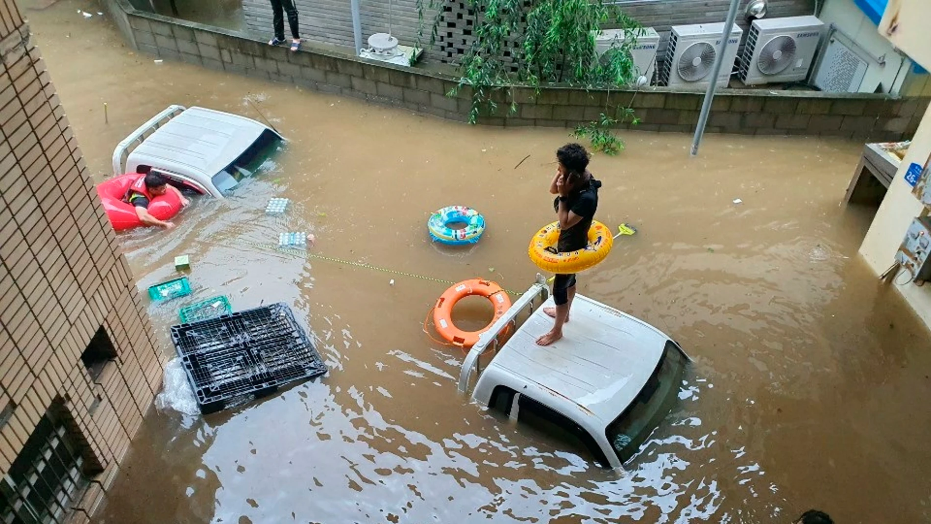 Inundaciones en Corea del Sur