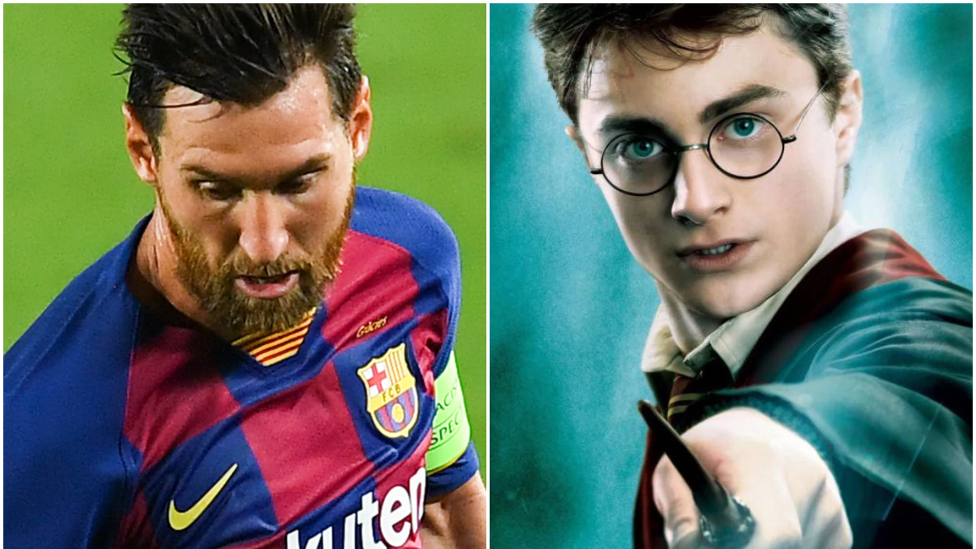 Messi y Harry Potter