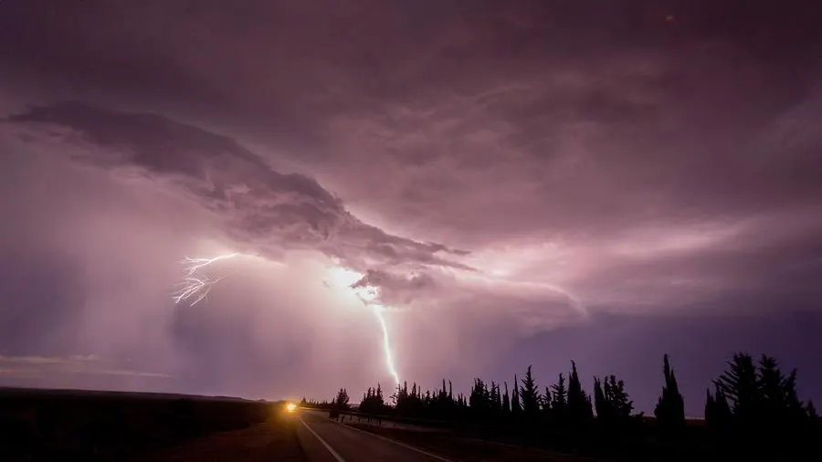 Tormenta en Tudela, Navarra