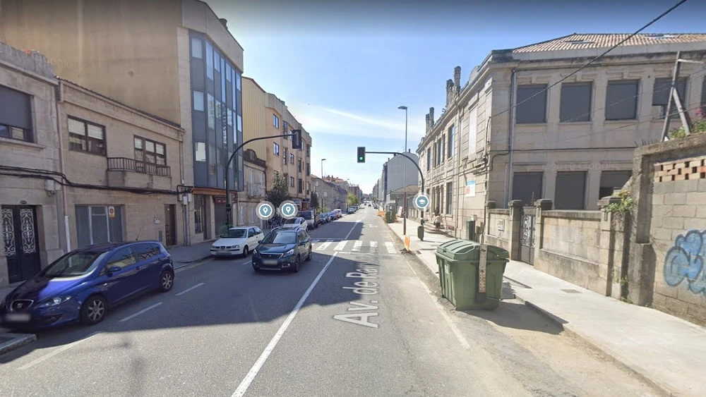 Vista de la avenida de Ramón Nieto, en Vigo