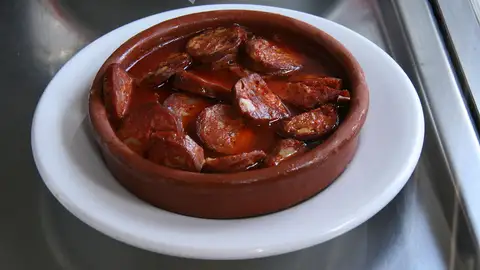 Chorizo a la sidra Chorizo a la sidra
