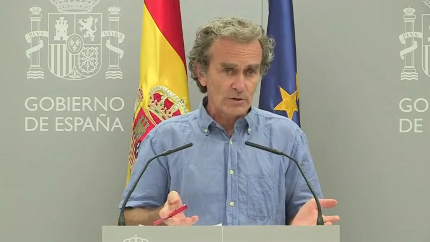 Fernando Simón durante una rueda de prensa Fernando Simón