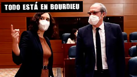 Isabel Díaz Ayuso charla con Ángel Gabilondo Isabel Díaz Ayuso charla con Ángel Gabilondo