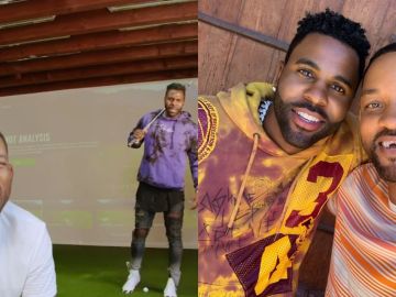 Will Smith posa sin dientes junto a su amigo, el cantante Jason Derulo Will Smith posa sin dientes junto a su amigo, el cantante Jason Derulo
