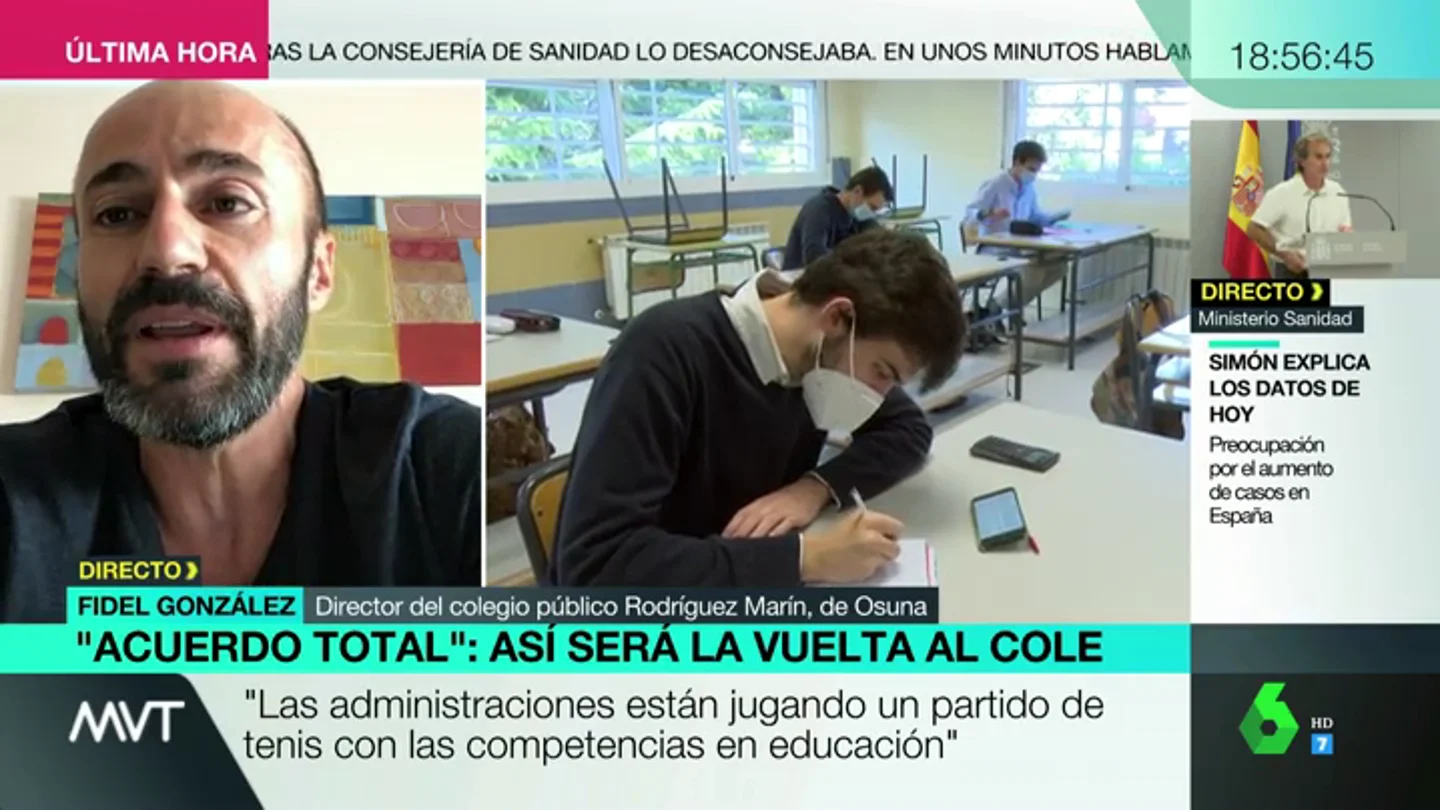 Fidel González, director de un colegio Fidel González, director de un colegio