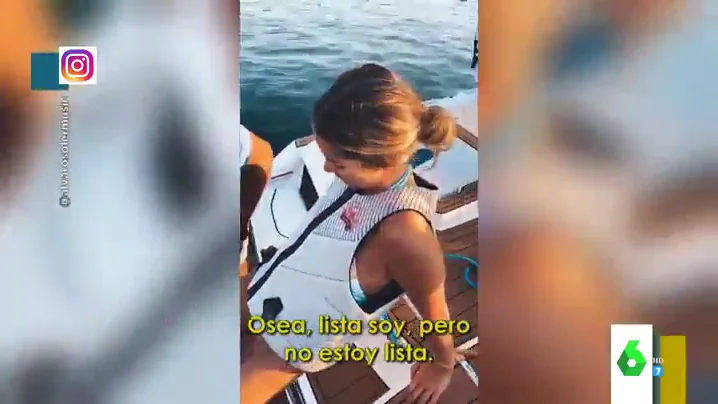 Sofía Ellar y Álvaro Soler, amor en el mar con piques incluidos: "¡Qué flipada!"