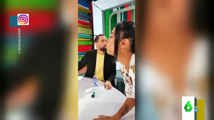 El beso de Lorena Castell y Dani Mateo fuera de cámaras en Zapeando: estos son los "entresijos" del programa