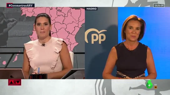 La portavoz del PP en el Congreso, Cuca Gamarra. gamarra