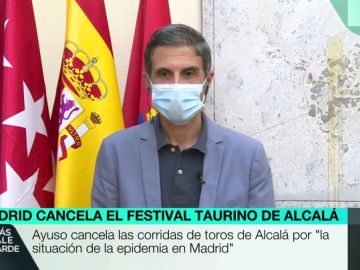 Habla el alcalde de Alcalá de Henares: "Ayuso dijo que desaconsejaba la corrida de toros, pero hay que gobernar y tomar medidas"