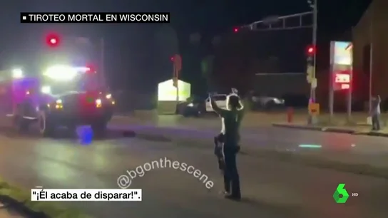 El joven se entregó a la Policía tras el tiroteo Mueren dos personas durante un tiroteo en la tercera noche de disturbios en Wisconsin
