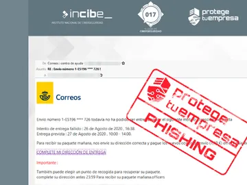 Este email que suplanta a Correos Este email que suplanta a Correos