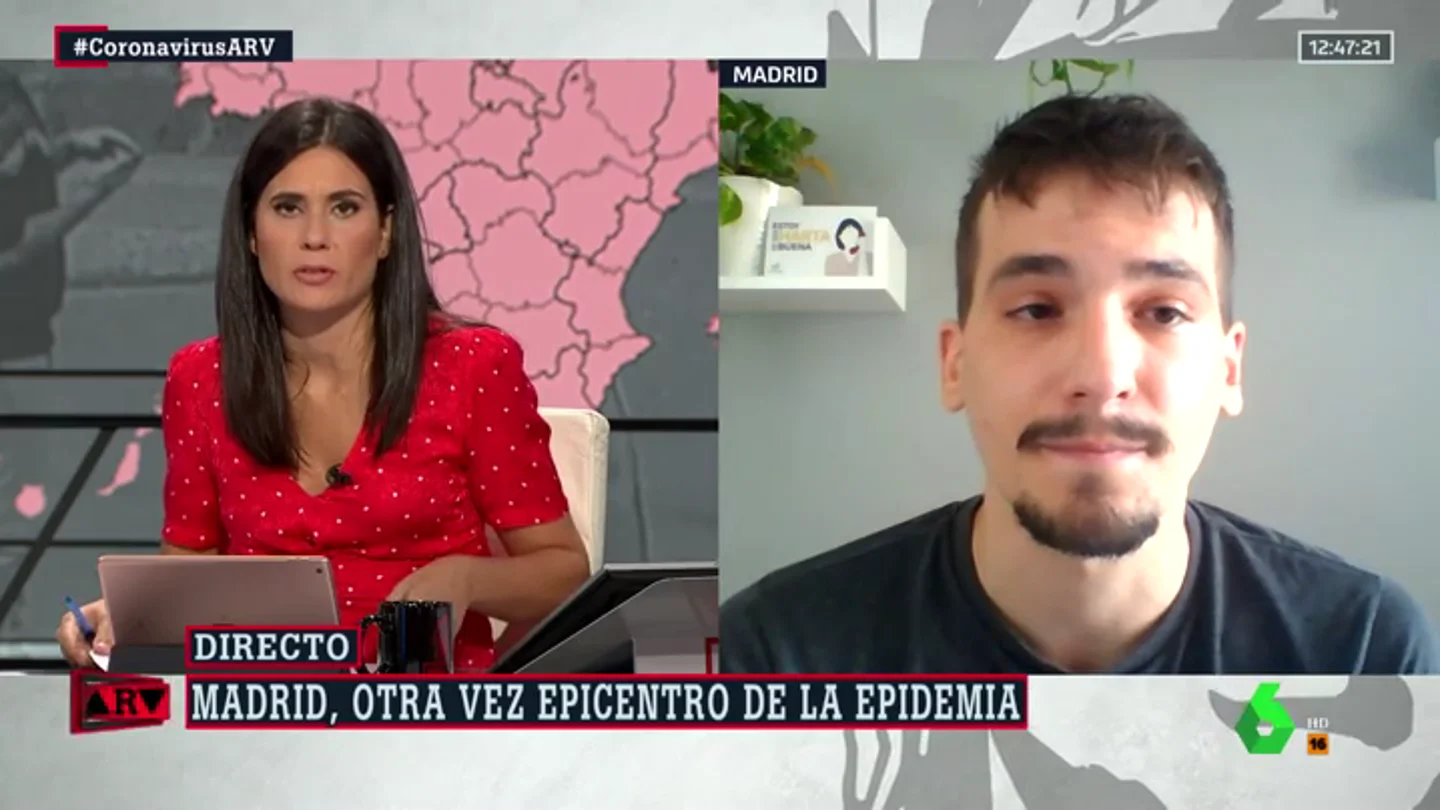 Arturo Tena, paciente pendiente resultados PCR. retrasos pcr