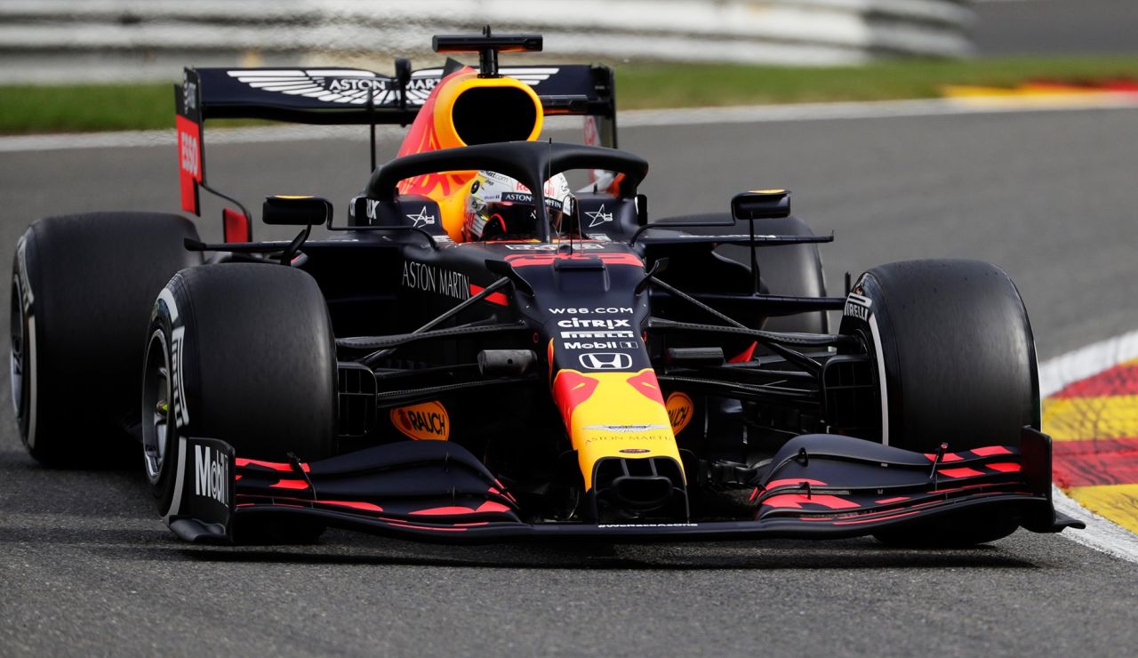 Max Verstappen lideró la segunda prueba de los entrenamientos libres del GP de Bélgica