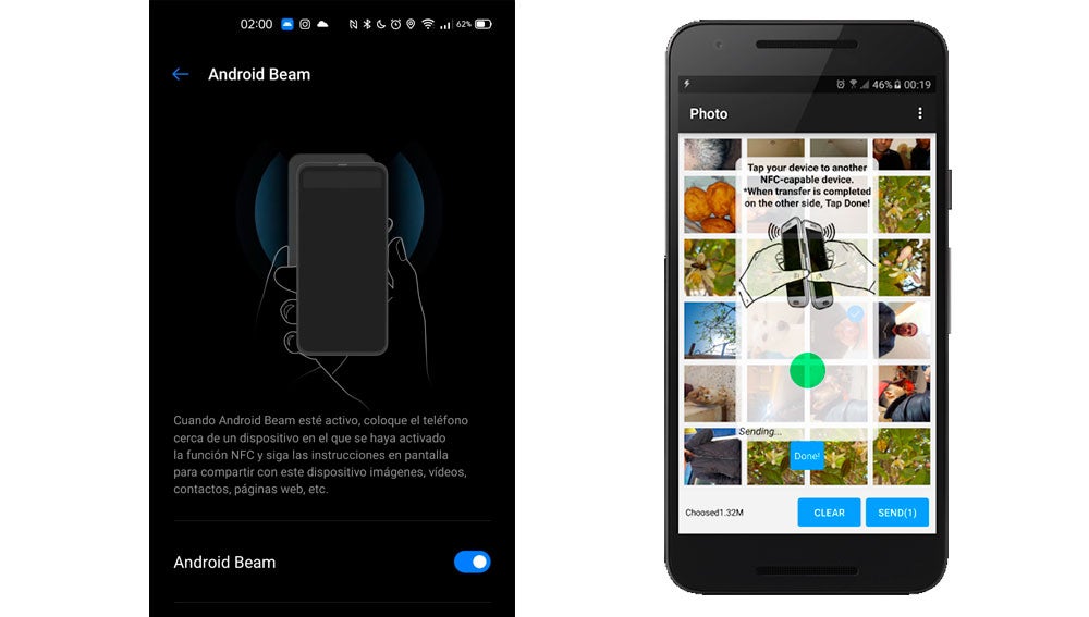 Android Beam y la app de NFC
