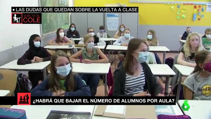 Imagen de alumnos en una aula