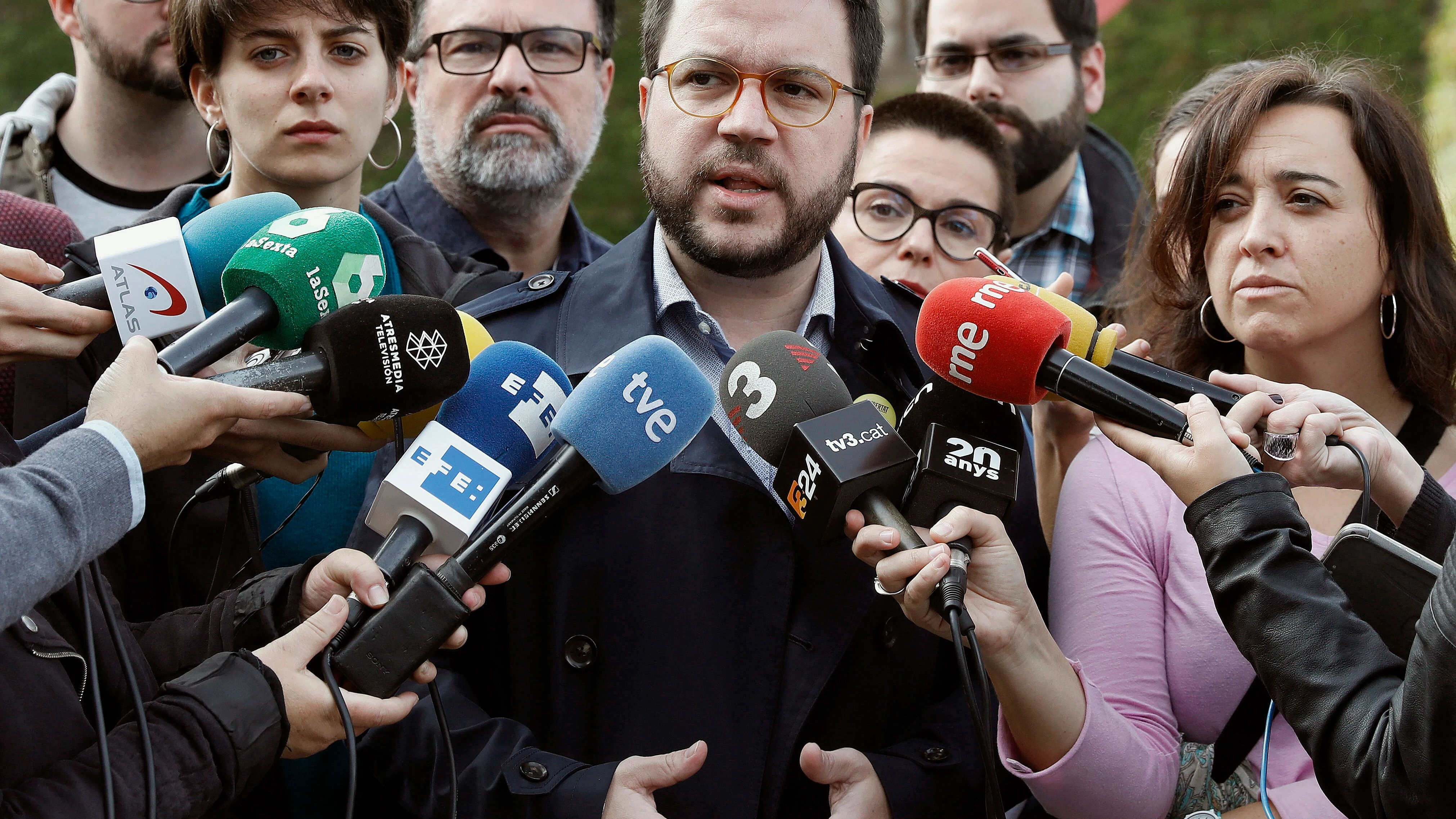 El coordinador nacional de ERC y vicepresidente del Govern, Pere Aragonés