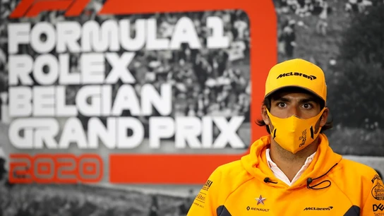 Carlos Sainz, en Bélgica Carlos Sainz, en Bélgica