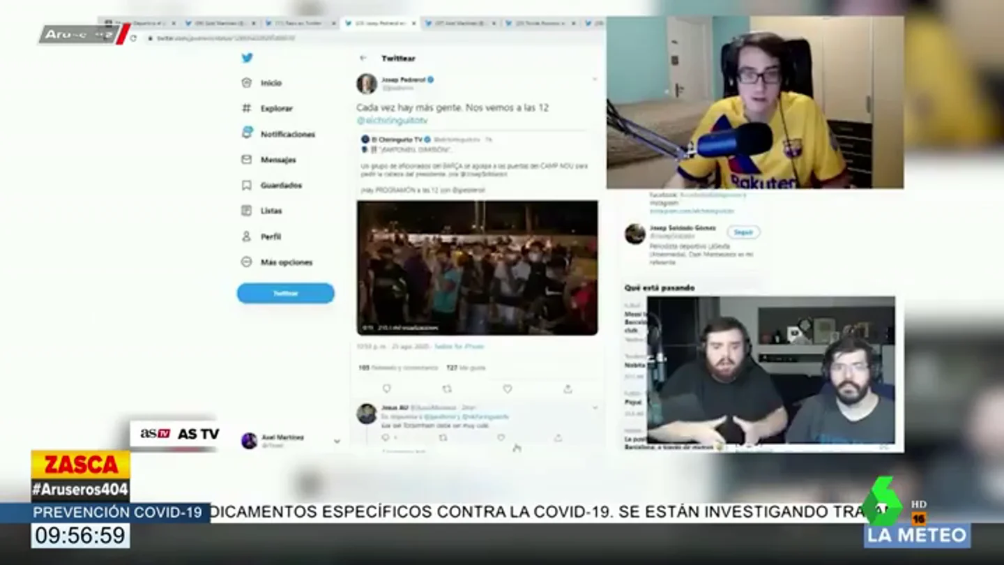 El tremendo enfado de Ibai con los aficionados del Barça que protestaron por la posible marcha de Messi: "Son todos tontos" El tremendo enfado de Ibai con los aficionados del Barça que protestaron por la posible marcha de Messi: "Son todos tontos"