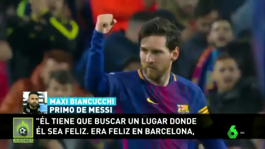 El primo de Messi, tajante: "Si se va del Barça es porque no es feliz"