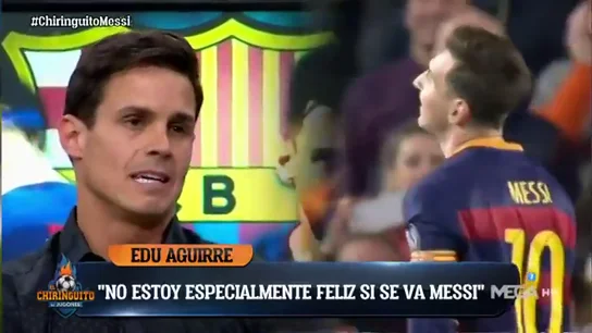 El contundente discurso de Edu Aguirre sobre Messi: "Es la mayor traición de la historia del fútbol" El contundente discurso de Edu Aguirre sobre Messi: "Es la mayor traición de la historia del fútbol"