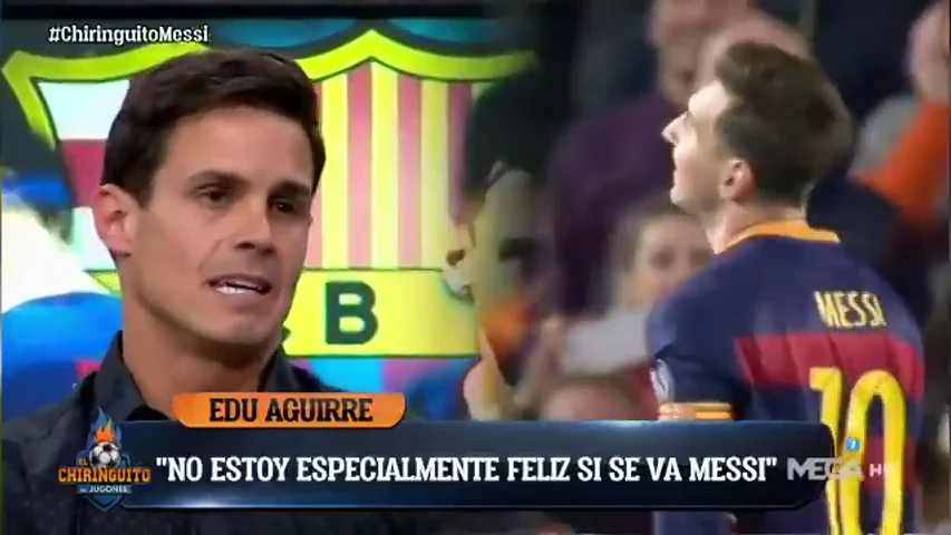El contundente discurso de Edu Aguirre sobre Messi: "Es la mayor traición de la historia del fútbol"