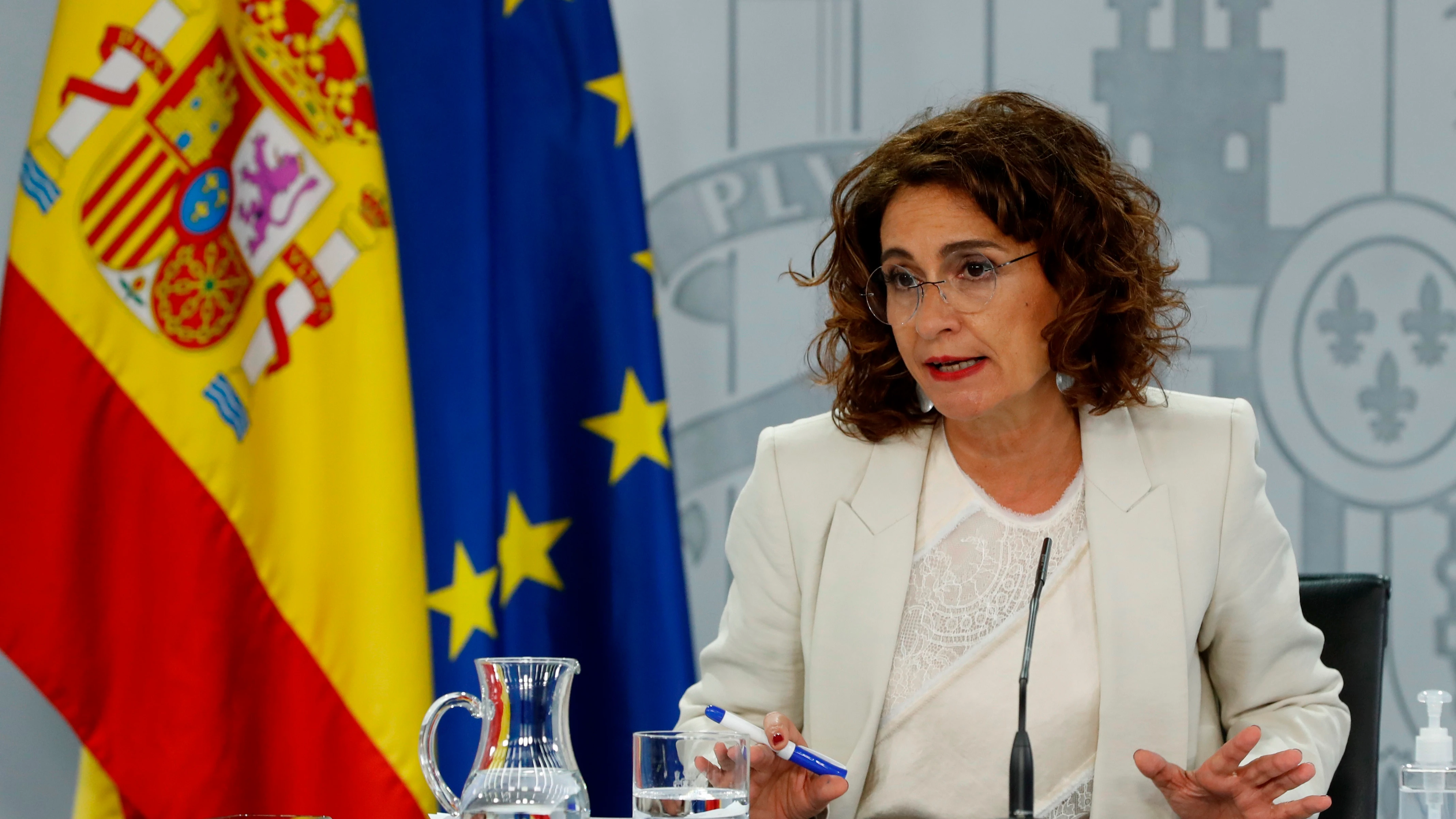 María Jesús Montero durante la rueda de prensa posterior al Consejo de Ministros