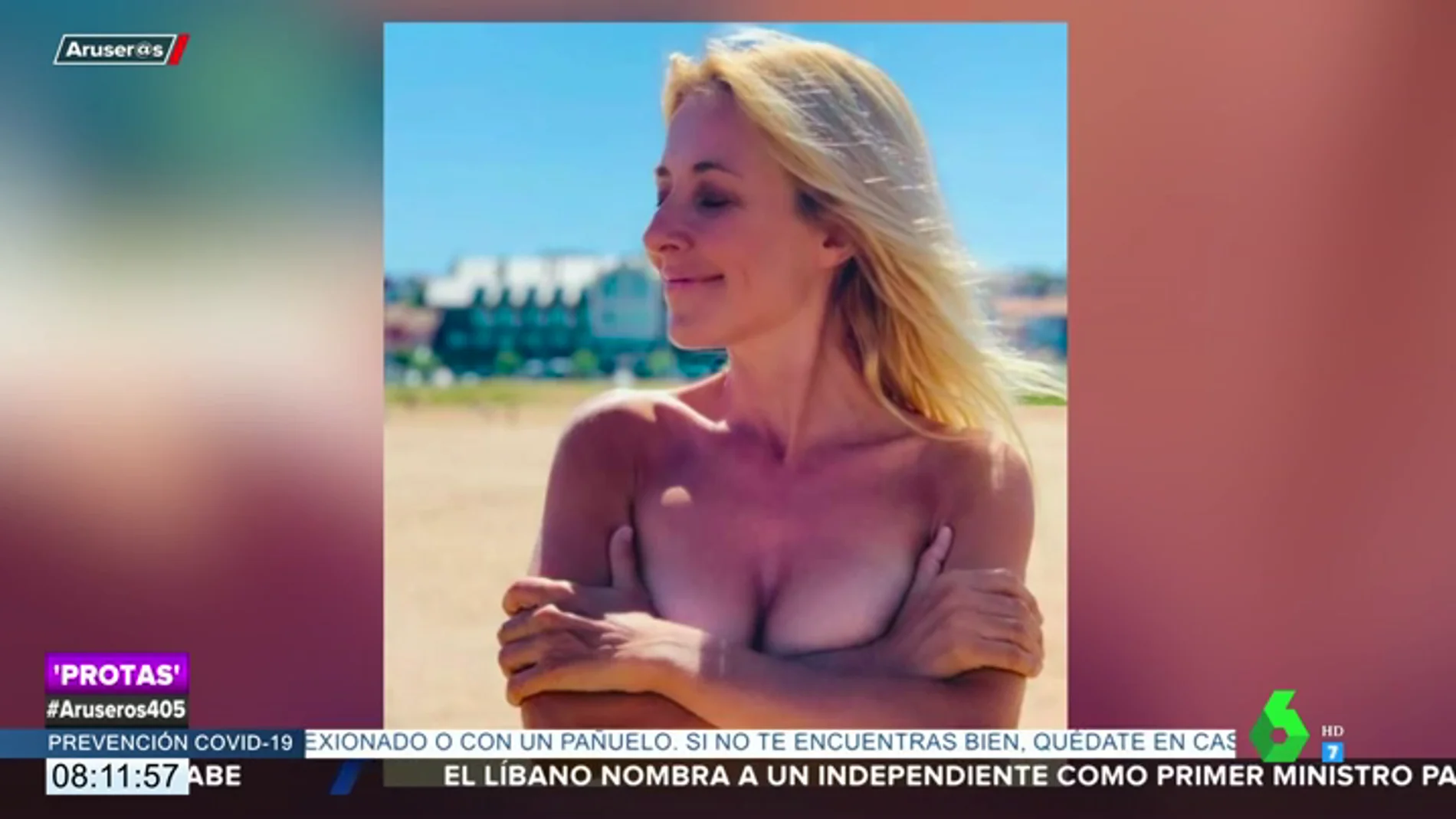 El espectacular topless censurado de Cayetana Guillén Cuervo