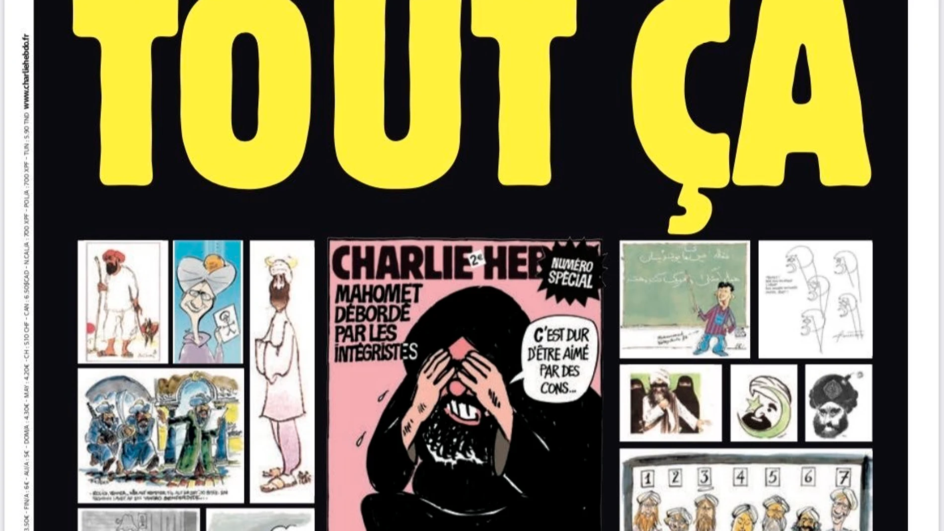 Charlie Hebdo publica la portada de Mahoma por la que atacaron los yihadistas