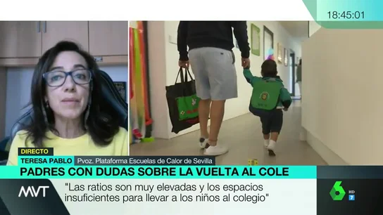 Teresa Pablo, portavoz de Escuelas de Calor de Sevilla entrevistaTeresa Pablo, portavoz de Escuelas de Calor de Sevilla