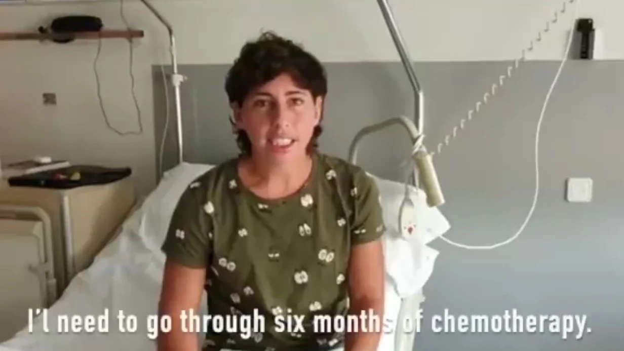 Carla Suárez, en el vídeo en el que comunica que padece cáncer