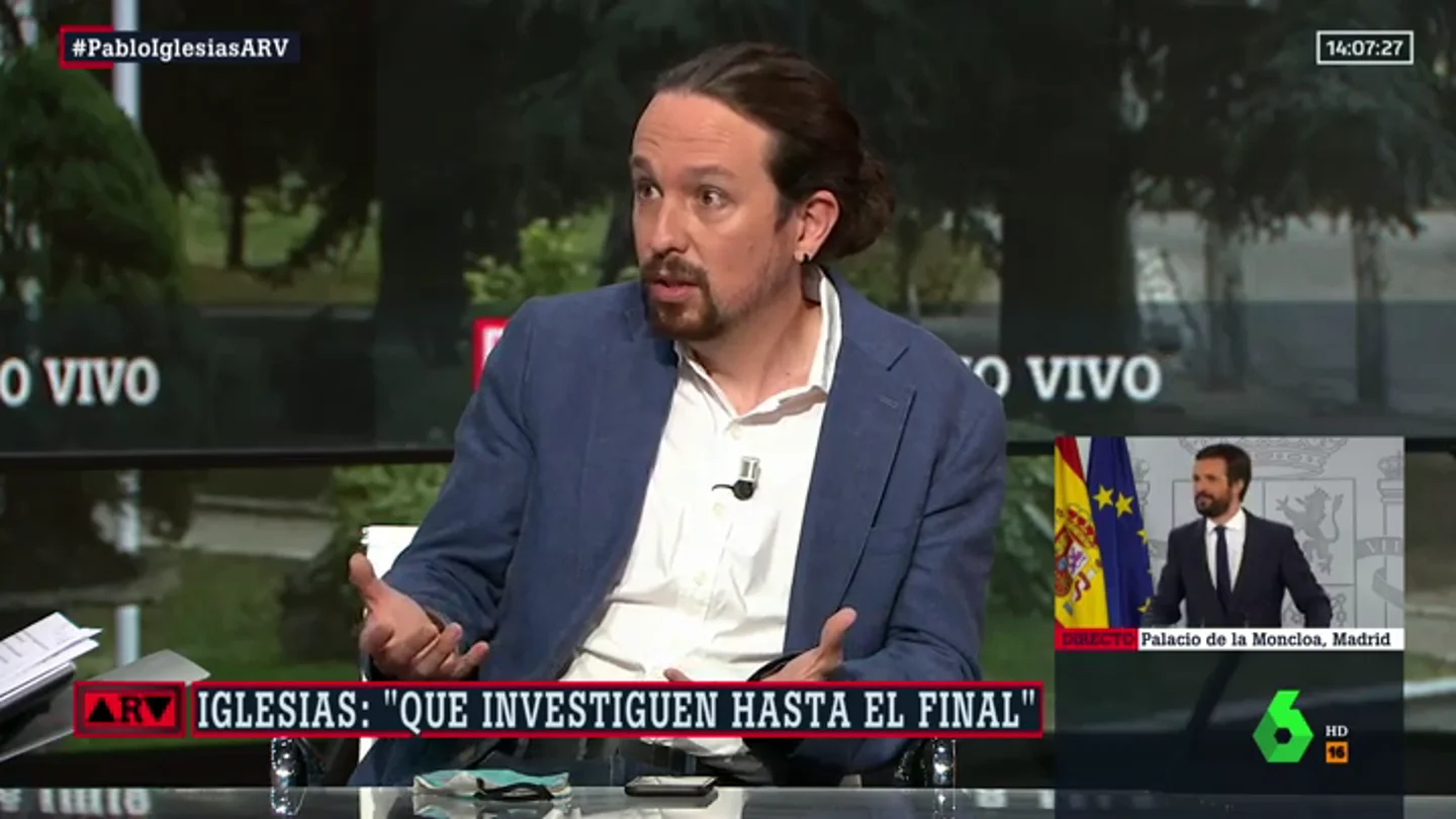 Iglesias habla sobre el acoso a su familia: "Es duro y te sientes desprotegido, pero nuestras vidas no corren riesgo" Iglesias habla sobre el acoso a su familia: "Es duro y te sientes desprotegido, pero nuestras vidas no corren riesgo"