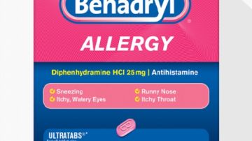 Benadryl, medicamento contra la alergia