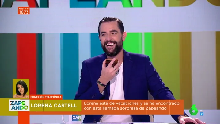 La broma telefónica de Dani Mateo a Lorena Castell en pleno directo de Zapeando: 