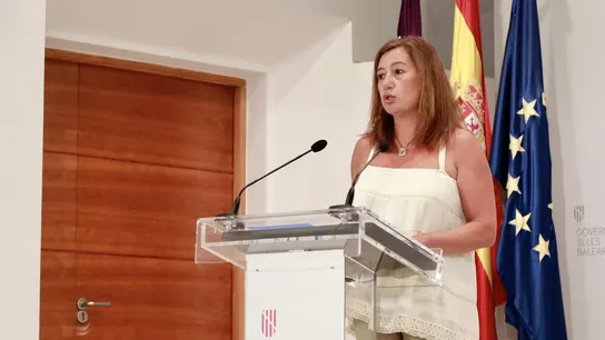 La presidenta del Govern balear, Francina Armengol, anuncia nuevas medidas sanitarias para controlar la pandemia. Datos sanitarios de Baleares