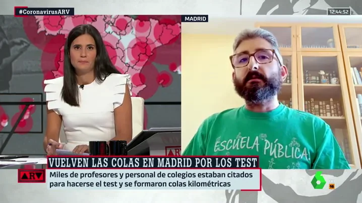 La denuncia de un profesor de Madrid: