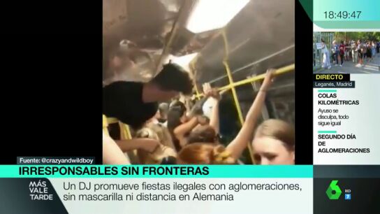 djBuscan la identidad de un DJ alem&aacute;n que promueve fiestas ilegales sin mascarilla ni distancia por todo Berl&iacute;n