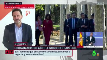 Edmundo Bal (Cs), tras la reunión de Arrimadas y Sánchez: "Ha quedado claro que no somos socios del Gobierno"