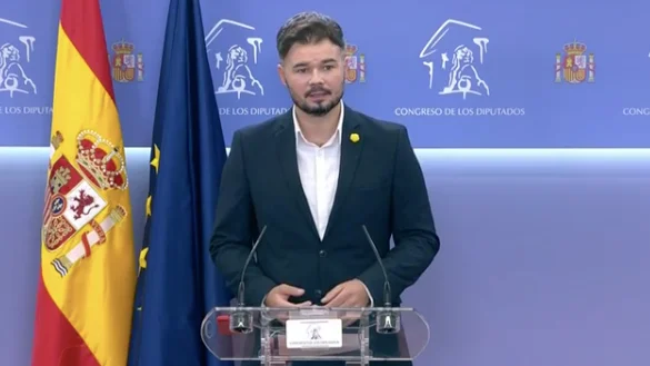 Gabriel Rufián anuncia una nueva reunión para la mesa de diálogo sobre Cataluña mediados de septiembre