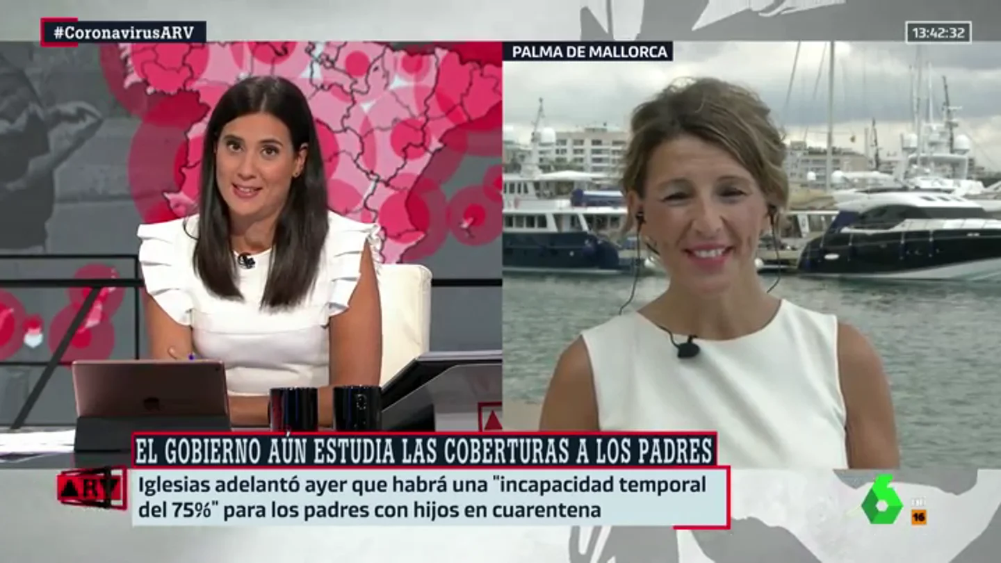 Yolanda Díaz no aclara si los padres tendrán derecho a baja si sus hijos enferman de coronavirus Yolanda Díaz no aclara si los padres tendrán derecho a baja si sus hijos enferman de coronavirus