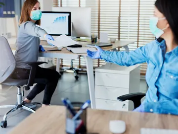 Oficina en la era Covid Oficina en la era Covid