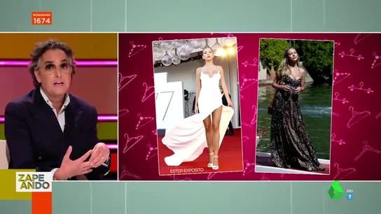 Ester Expósito y su sorprendente peinado en el festival de Venecia deja alucinado a Josie: " Ester Expósito y su sorprendente peinado en el festival de Venecia deja alucinado a Josie: "