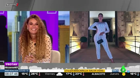 Angie Cárdenas deslumbra en Aruser@s luciendo 'a lo Georgina Rodríguez' el estampado del momento Angie Cárdenas deslumbra en Aruser@s luciendo 'a lo Georgina Rodríguez' el estampado del momento