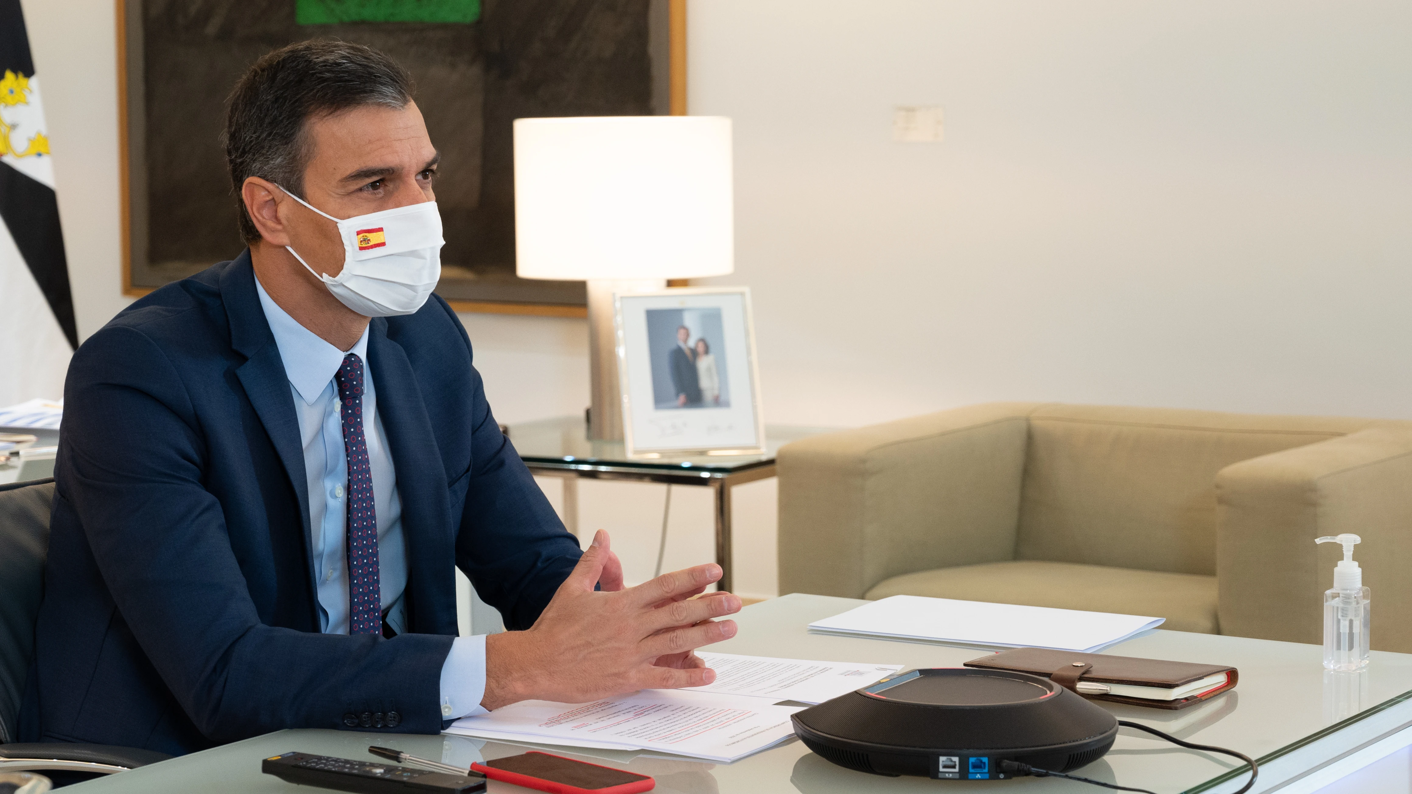 Pedro Sánchez, durante la Conferencia de Presidentes