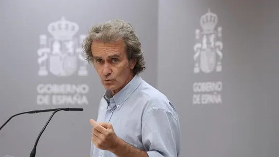 Fernando Simón en rueda de prensa Fernando Simón en rueda de prensa