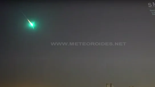 Una bola de fuego sobrevolando el sur de España a 97.000 km/hora Una bola de fuego sobrevolando el sur de España a 97.000 km/hora