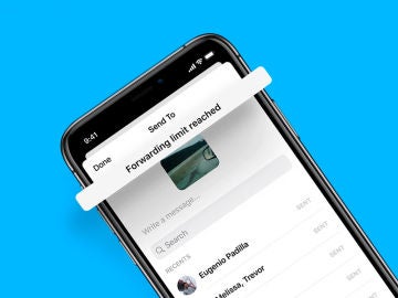 El nuevo límite de reenvíos