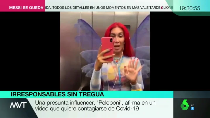 El frívolo comentario de la influencer 'Pelopony': "Nunca me lavo las manos, quiero tener pequeños contactos con el coronavirus"