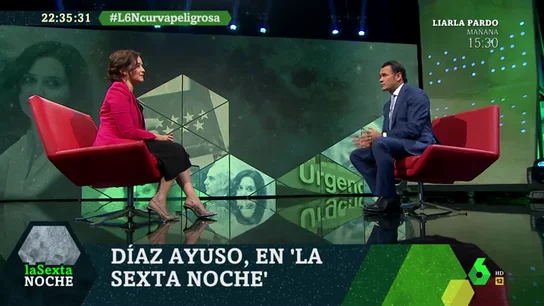Isabel Díaz Ayuso en laSexta Noche Isabel Díaz Ayuso en laSexta Noche