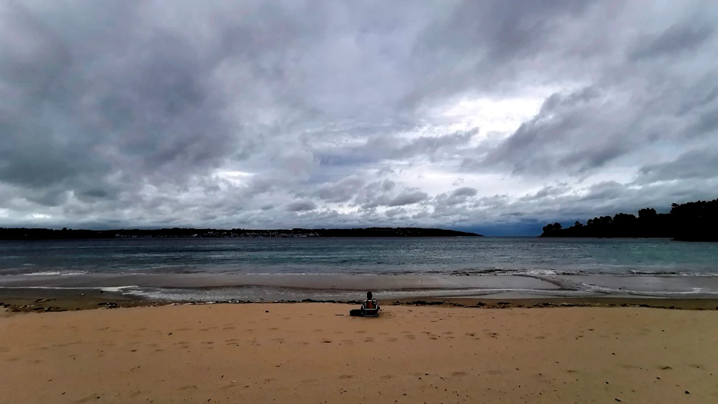 Imagen de la playa Grande de Miño, en A Coruña Imagen de la playa Grande de Miño, en A Coruña